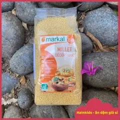 Hạt Kê Hữu Cơ Markal 500gr - Không Gluten, Giàu Đạm, Tăng Cường Tiêu Hóa, Nhập Khẩu Pháp, Chứng Nhận Hữu Cơ AB