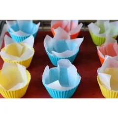 Khuôn Silicon Làm Bánh Cupcake & Muffin - Dùng Lò Nướng, Nồi Chiên Không Dầu, Dễ Dàng Vệ Sinh - Nhiều Hình Lựa Chọn