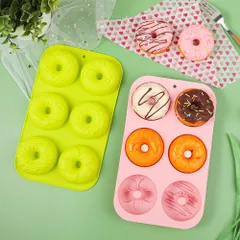 Khuôn Silicon Donut Làm Thạch Trà Sữa - Dễ Tách Thành Phẩm, Chịu Nhiệt Cao, Topping Ngọt Ngào Cho Trà Sữa Thơm Ngon