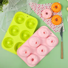 Khuôn Silicon Donut Làm Thạch Trà Sữa - Dễ Tách Thành Phẩm, Chịu Nhiệt Cao, Topping Ngọt Ngào Cho Trà Sữa Thơm Ngon