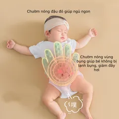 Gối Bàn Tay Vỗ Mông Cho Bé, Gối Vỗ Về Trấn An Giúp Bé Ngủ Ngon, Chống Giật Mình