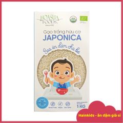 Gạo Japonica/Gạo ST25 Hữu Cơ Organic Cao Cấp, Gạo Nhật Cho Bé Ăn Dặm 1kg - Date T2/2026