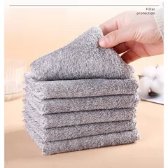 Khăn Lau Nhà Bếp Bambo Microfiber Thấm Hút, Đa Năng Thích Hợp Lau Chén Đĩa, Nhà Tắm, Siêu Thấm, Giá Rẻ, Mềm Mại, Không Tĩnh Điện