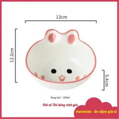 Chén Sứ Họa Tiết Theo Bộ Chén ăn Dặm Cho Bé Ăn Dặm Họa Tiết Hình động Vật đáng Yêu