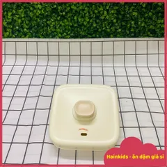 Nắp Nhựa và Thố Sứ Nồi Bear 0.8L NNC08 - Phụ Kiện Tách Lẻ Chính Hãng Hỗ Trợ Nấu Ăn Tiện Lợi cho Bé