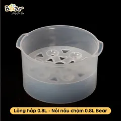 Xửng Hấp NỒI NẤU CHÁO BEAR 0.8l - Phụ Kiện Nồi Nấu Chậm Bear 0,8L, Tách Ra Từ Nồi FULL Bear SUBE001, DDZ-B08C1