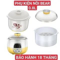 Xửng Hấp NỒI NẤU CHÁO BEAR 0.8l - Phụ Kiện Nồi Nấu Chậm Bear 0,8L, Tách Ra Từ Nồi FULL Bear SUBE001, DDZ-B08C1