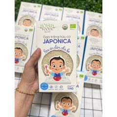 🌾🌾Gạo Trắng Hữu Cơ Hoa Sữa - 1Kg/Hộp - Tốt Cho Bé Ăn Dặm, Gạo St25, Japonica Organic Giàu Dinh Dưỡng- [ Date T2/2026 ]