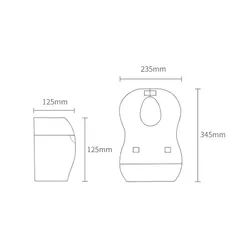 Yếm Ăn Dặm Cho Bé Dùng 1 Lần Bộ 10 Miếng Chất Liệu Vải Không Dệt Chống Thấm Hiệu Quả