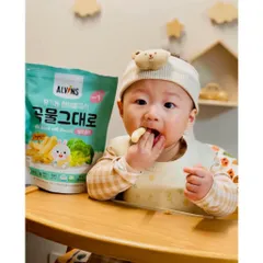 Bánh Ăn Dặm Alvins, Bánh Gạo Lứt Ăn Dặm Hữu Cơ (HÌNH QUE) ALVIN'S Hàn Quốc Cho Bé 6M Thơm Ngon, Dễ Tan (Date 9.2025)