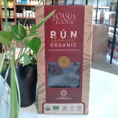 [ Date 12/2025] - Bún Gạo/Phở Hữu Cơ Hoa Sữa - Bún Gạo Trắng Organic 250gr/hộp, Phở ăn Liền Organic 60grx6 Gói Nhỏ