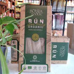 [ Date 12/2025] - Bún Gạo/Phở Hữu Cơ Hoa Sữa - Bún Gạo Trắng Organic 250gr/hộp, Phở ăn Liền Organic 60grx6 Gói Nhỏ