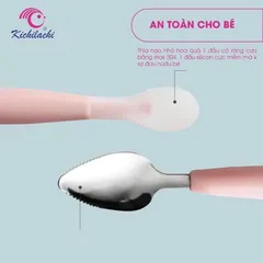 Thìa Nạo Hoa Quả 2 Đầu Cho Bé Tập Ăn Dặm, Kèm Hộp Đựng Vệ Sinh, Tiện Lợi và An Toàn Cho Bữa Phụ - Cocobear