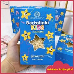 Nui Trứng Hình Ngôi Sao và Chữ Số Bartolini 250g - Mì Ăn Dặm Cho Bé, Xuất Xứ Ba Lan, Dinh Dưỡng Tự Nhiên, Thời Hạn Sử Dụng Đến 2027