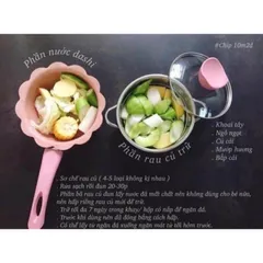 Nắp Thủy Tinh & Xửng Hấp Inox 16cm - Bộ Đồ Nấu Ăn Dặm An Toàn Cho Bé, Chảo Chống Dính & Quánh Tiện Dụng