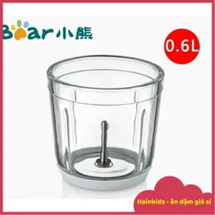 Cối Thủy Tinh Thay Thế Cho Máy Xay Bear 0.6L - Phụ Kiện Chất Lượng Cao Cho Model QSJ-B02R1, B02U2, B02S1, B02Y5, B02P2, B02X5