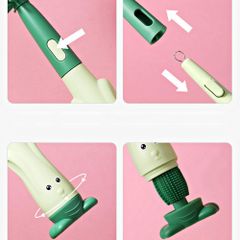 Cọ Bình Sữa Silicon 3 in 1 Cao Cấp - Tay Cầm Xoay 360 Độ, An Toàn, Dễ Dàng Cọ Rửa Mọi Loại Bình Sữa