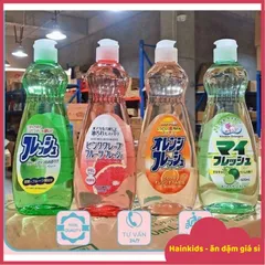 Nước Rửa Chén Hữu Cơ Nội Địa Nhật Rocket 600ml, Nước Rửa Chén Trung Tính, An Toàn, Nước Rửa Chén Bát ăn Dặm, Rửa Rau Củ 507484