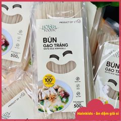 Bún Tươi Hữu Cơ Organic Sấy Khô Hoa Sữa. Bún Gạo Trắng Hoa Sữa Hương Vị Tươi Ngon, Đảm Bảo Chất Lượng (Date 12/2025)