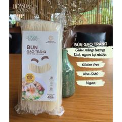 Bún Tươi Hữu Cơ Organic Sấy Khô Hoa Sữa. Bún Gạo Trắng Hoa Sữa Hương Vị Tươi Ngon, Đảm Bảo Chất Lượng (Date 12/2025)