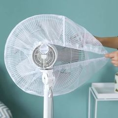 Lưới Bọc Quat Bảo Vệ An Toàn Cho Trẻ Em Size To 45-50cm, Màn Lưới Quạt In Họa Tiết Hoạt Hình, Bảo Vệ Quạt điện Khỏi Bụi