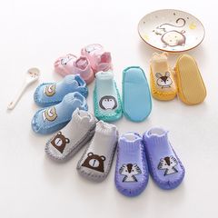Giày Bún Tập Đi Cho Bé - Vớ Có Đế Chống Trơn Trượt Từ 6M, Tất Trẻ Em Cotton Jacquard An Toàn và Tiện Lợi