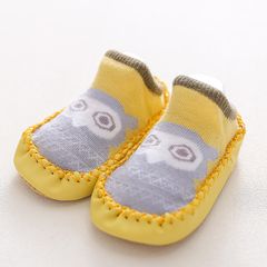 Giày Bún Tập Đi Cho Bé - Vớ Có Đế Chống Trơn Trượt Từ 6M, Tất Trẻ Em Cotton Jacquard An Toàn và Tiện Lợi