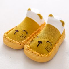 Giày Bún Tập Đi Cho Bé - Vớ Có Đế Chống Trơn Trượt Từ 6M, Tất Trẻ Em Cotton Jacquard An Toàn và Tiện Lợi