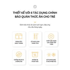 Hộp Trữ Đông BeChoice 120ml - Đựng Đồ Ăn Dặm An Toàn Cho Bé, Có Van Ghi Nhớ Ngày Tháng, Chất Liệu Cao Cấp, Tiện Dụng