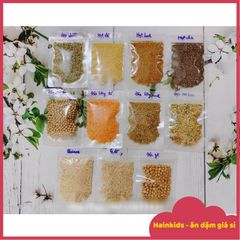 Bột Hạt Hữu Cơ Chế Biến Món Ăn Dặm - Mì, Bắp, Kê, Đậu Gà, Quinoa, Đậu Hà Lan, Yến Mạch - An Toàn Cho Bé