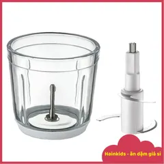 Cối Thủy Tinh Bear 0.6L - Phụ Kiện Thay Thế, Dao Xay & Nắp Đậy cho Máy Xay Bear QSJ-B02U2/B02R1/B02Y5/B02X5