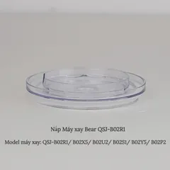 Cối Thủy Tinh Bear 0.6L - Phụ Kiện Thay Thế, Dao Xay & Nắp Đậy cho Máy Xay Bear QSJ-B02U2/B02R1/B02Y5/B02X5