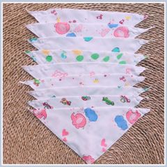 Yếm Tam Giác Dễ Thương Cho Bé - Khăn Yếm Xô 2 Lớp Có Cúc Bấm, Mềm Mại, Thấm Mồ Hôi, An Toàn Chobe, Hàng Carter