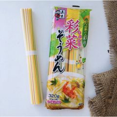 Mì Somen Rau Củ Ngũ Sắc Itsuki Nhật Bản 320gr - Date 10.2027
