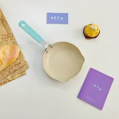 Chảo Hoa Đá Gấu OKBY Chống Dính 14cm Xinh Xắn - Chế Biến Đồ Ăn Dặm Cho Bé - Nấu Nướng Dễ Dàng, Thêm Yêu Bếp Núc!