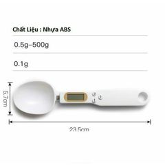 Thìa Cân Tiểu Ly 500g Siêu Nhạy - Cân Thực Phẩm Độ Chính Xác 0.1g, Phụ Kiện Bếp Dành Cho Bánh Và Pha Chế