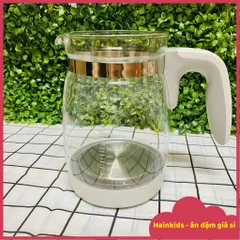 [PHỤ KIỆN] Bình Thủy Tinh Coco Bear, Bình Thay Thế Dùng Cho ấm đun Nước Pha Sữa CocoBear Không Kèm Nắp