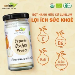 Bột gia vị hữu cơ - bột hành Lum Lum, Bột Gia Vị Hữu Cơ LumLum Phù Hợp Chế Biến Món ăn Dặm, ăn Healthy Tốt Cho Sức Khỏe