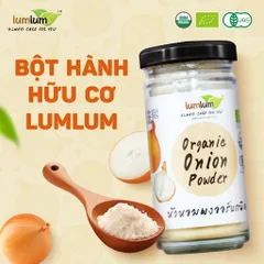 Bột gia vị hữu cơ - bột hành Lum Lum, Bột Gia Vị Hữu Cơ LumLum Phù Hợp Chế Biến Món ăn Dặm, ăn Healthy Tốt Cho Sức Khỏe