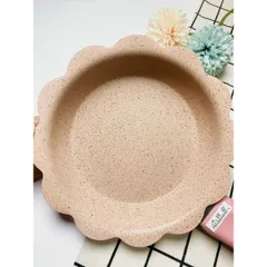 Bộ Nồi Chảo Chế Biến Món Ăn Dặm Hình Hoa Cao Cấp - Nồi Chống Dính 6 Lớp Nhập Nhật, Tặng Thìa Silicon cho Bé