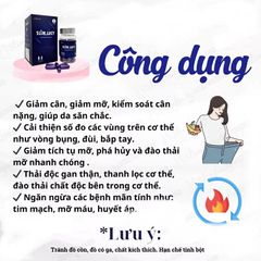 Viên Tiêu Mỡ Slim Lucy - Giảm Cân Cấp Tốc Từ Thảo Mộc Tự Nhiên, Hỗ Trợ Đào Thải Mỡ Thừa (Hộp 40 Viên)