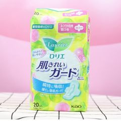 Băng Vệ Sinh Laurier Nhật Bản – Hương Hoa Hồng, Thược Dược, Không Mùi, Dùng Ngày & Đêm, Siêu Thấm, An Toàn Cho Da