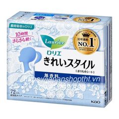 Băng Vệ Sinh Laurier Nhật Bản – Hương Hoa Hồng, Thược Dược, Không Mùi, Dùng Ngày & Đêm, Siêu Thấm, An Toàn Cho Da