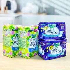 Băng Vệ Sinh Laurier Nhật Bản – Hương Hoa Hồng, Thược Dược, Không Mùi, Dùng Ngày & Đêm, Siêu Thấm, An Toàn Cho Da
