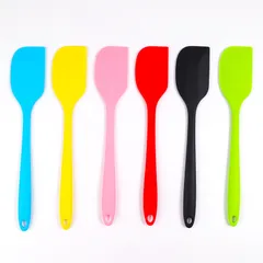 Phới Silicon Đa Năng - Spatula Silicone Chịu Nhiệt 230°C, Dạng Dẹt Tiện Lợi Cho Nấu Ăn & Làm Bánh, Nhiều Màu Sắc Thời Trang