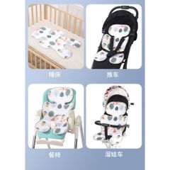 Đệm Lót Xe Đẩy và Ghế Ăn Dặm Thoáng Khí - Êm Ái, Dễ Vệ Sinh, Phù Hợp Mọi Loại Xe Đẩy Cho Bé - Lót Điều Hòa Mùa Hè