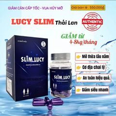 Viên Tiêu Mỡ Slim Lucy - Giảm Cân Cấp Tốc Từ Thảo Mộc Tự Nhiên, Hỗ Trợ Đào Thải Mỡ Thừa (Hộp 40 Viên)