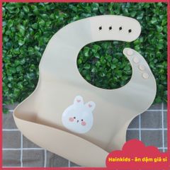 Yếm Ăn Dặm BABYBOO Silicon 4D Hàn Quốc - Yếm Có Máng Hứng, Siêu Mềm, An Toàn Cho Bé, Thiết Kế Độc Đáo, Dễ Vệ Sinh