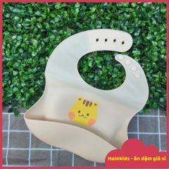 Yếm Ăn Dặm BABYBOO Silicon 4D Hàn Quốc - Yếm Có Máng Hứng, Siêu Mềm, An Toàn Cho Bé, Thiết Kế Độc Đáo, Dễ Vệ Sinh