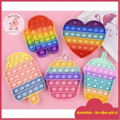 Pop It Giá Rẻ, Đồ Chơi Bóp Tay Xả Stress, Bóp Bong Bóng Nhiều Màu Sắc Giảm Căng Thẳng, Quà Tặng Cho Bé, đồ Chơi Cho Bé